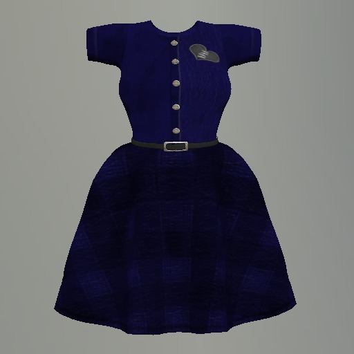 Blue Broken Heart Mesh Dress box