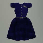 Blue Broken Heart Mesh Dress box