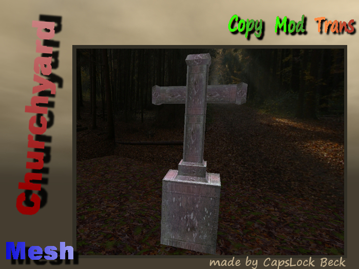 Churchyard – Mesh cross – Wayside cross