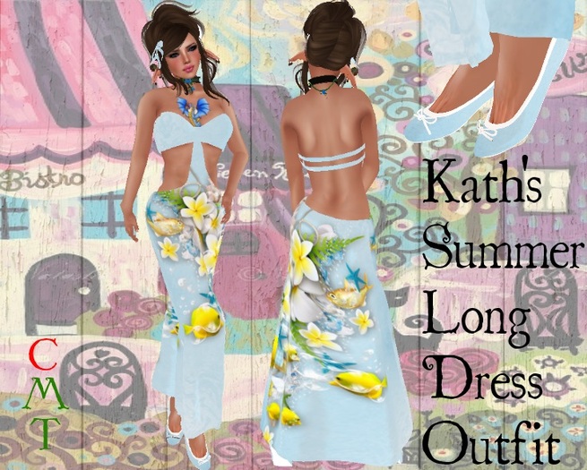 Kath's Summer Long Dress Outfit