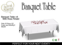 Banquet Table v4 (Red) - Copy!!  Promo Priced!!