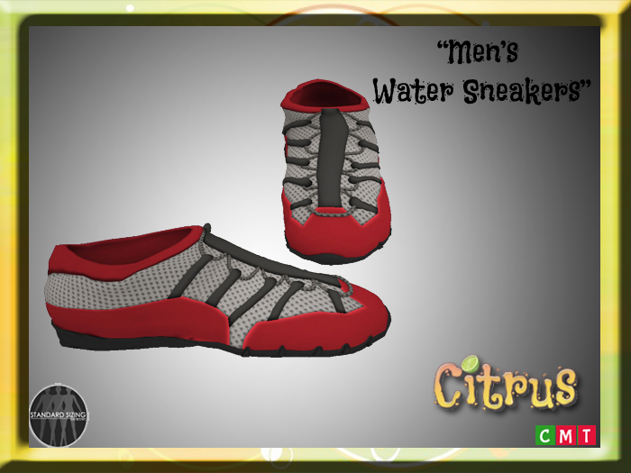 Citrus Mens Water Sneakers Red