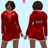 SWITZERLAND - hooded female dress (MESH)