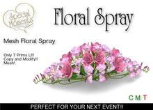 Floral Spray (Pink) - Copy!!  Promo Priced!!