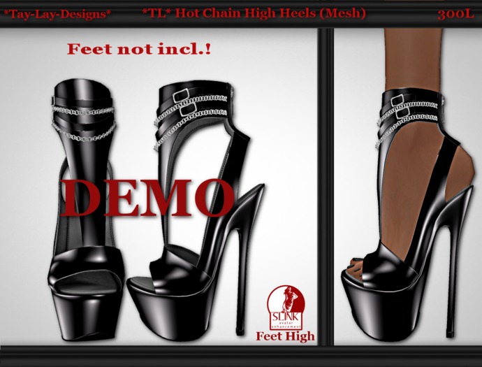 *Tay-Lay-Designs* Hot Chain High Heels (Mesh) DEMO
