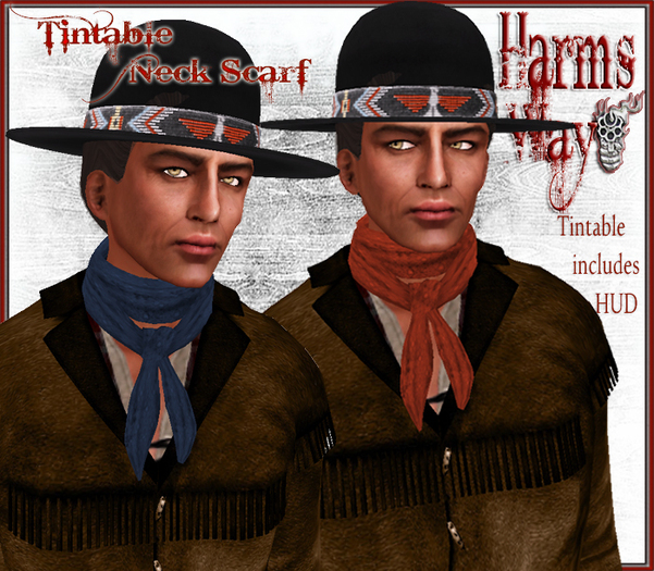 Harm's Way Tintable Bandanna Neck Scarf