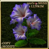 LW_ Petunia Plant Mesh - Soft Purple (1 LI / Prim)