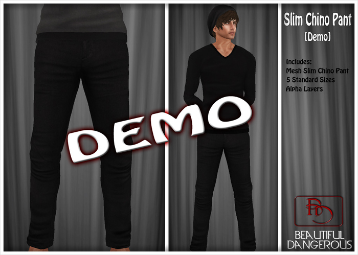 ! Beautiful Dangerous ! Slim Chino Pant [Demo]