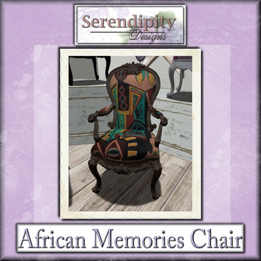 Serendipity Designs  - African Memories Chair