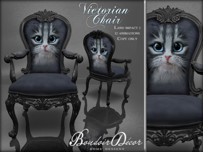 Baroque Chair White/Black