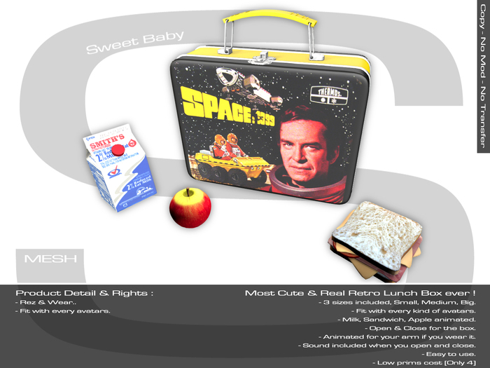 Sweet Baby - Retro Lunchbox Model 02