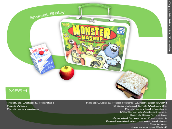 Sweet Baby - Retro Lunchbox Model 09