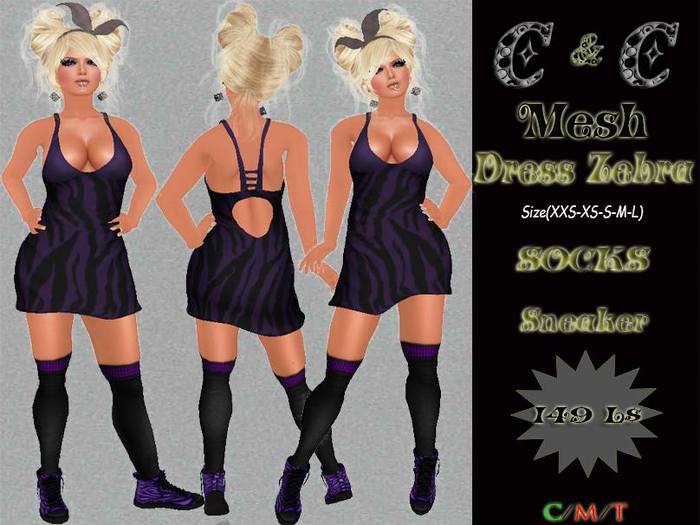 *clothes MESH woman Dress Grape Shoes Sneaker*
