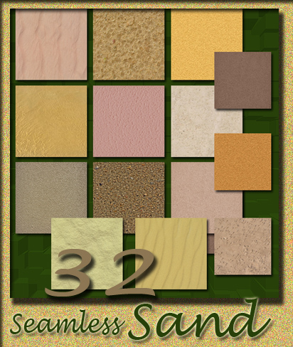 32 seamless sand textures