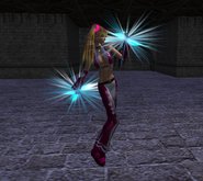 Blue Rave Spinsticks by Sheba