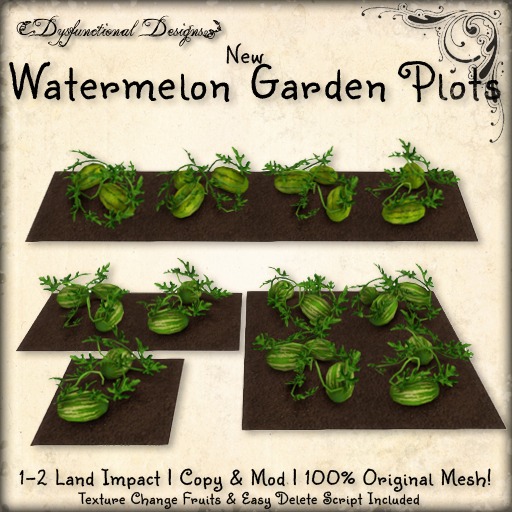 [DDD] New Watermelon Garden Plots