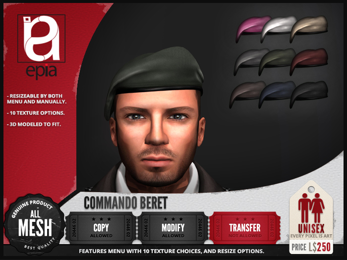 (epia) - Military Beret