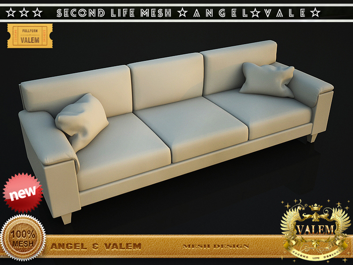 .::VALEM::.  Full Perm Mesh Great Soft Triple Seat