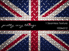 United Kingdom Metal Grid Flag Full Perm