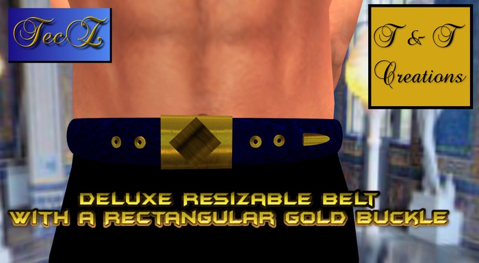T & T Deluxe Resizable with Gold Buckle