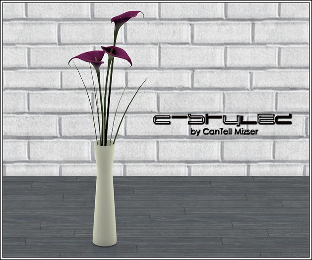 C-Stylez by CanTell Mizser - Callas in a Vase - Color Change
