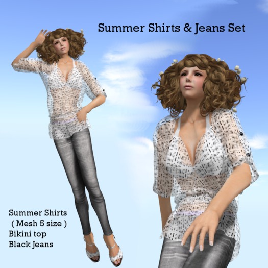 Summer Shirts & Jeans Set Box