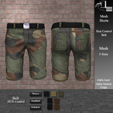 DE Designs - Men's Mesh Shorts - Camo - Jungle