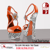 **SD** (high) TruCharisma Teal Slink Heels BSM