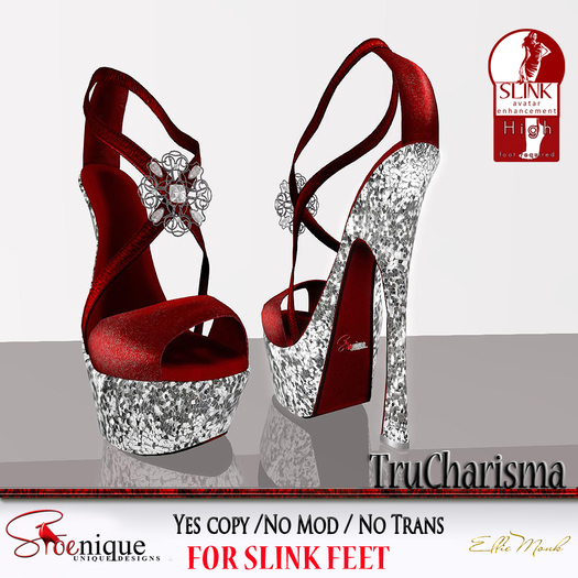 **SD** (high) TruCharisma Teal Slink Heels BSM