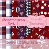 *Cupids Textures * 20 AMERICANA SET 1