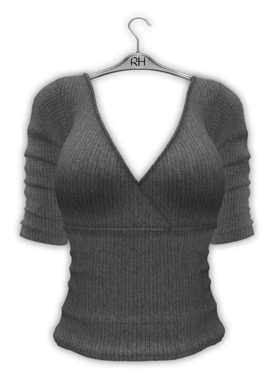 !Rebel Hope - Pippa Mesh Sweater Gray