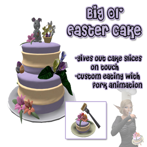 ~ Eat Me ~ Big Ol' Easter Cake 