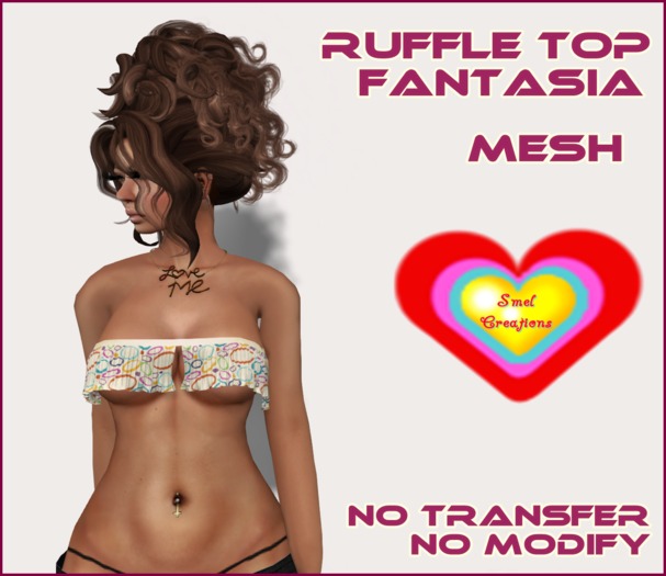 :. Smel Ruffle Top Fantasia