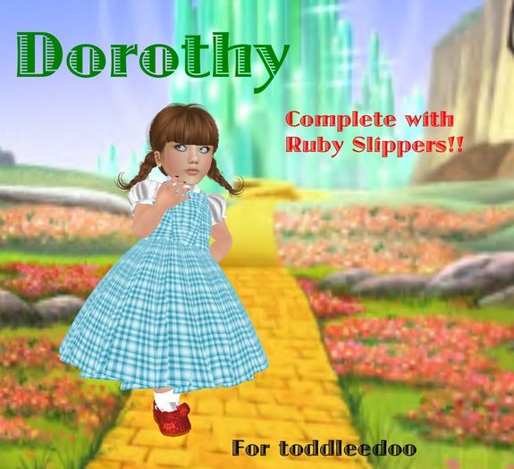 *Royal Ragamuffins* Dorothy Dress for TD