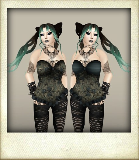 PunkD HolyPopArt Corset