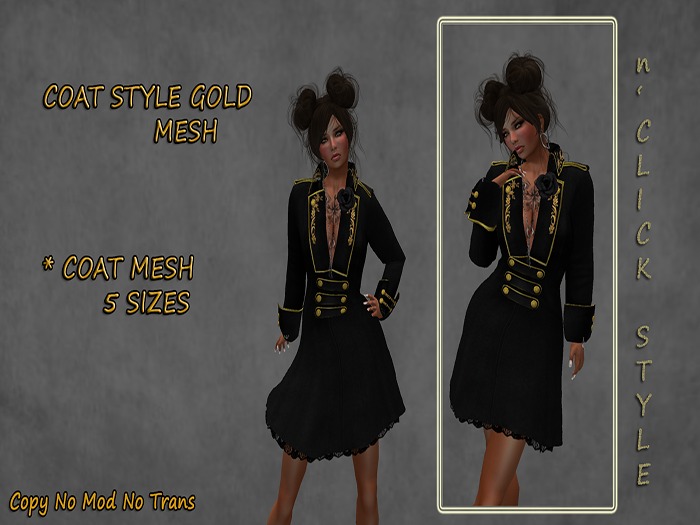 "n'Click Style" Coat Military Style Ladie Mesh