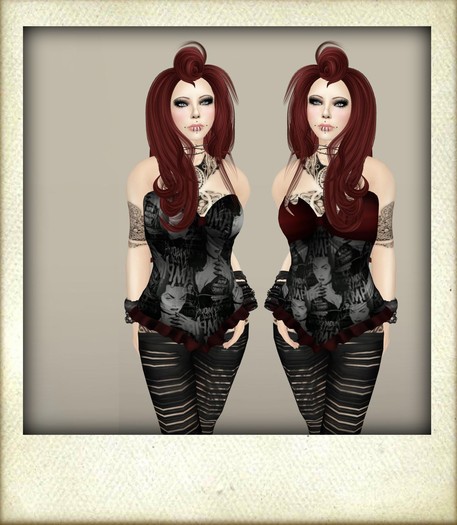 PunkD HolyPopArt Corset