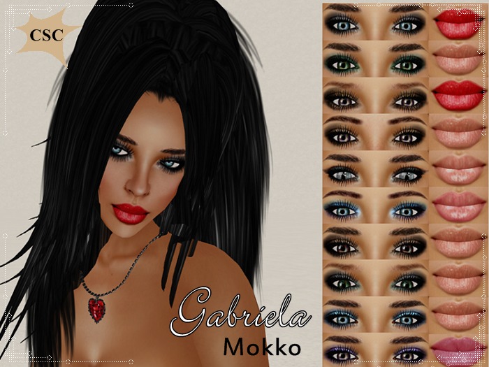 [D4u]Gabriela Skin-Mokko/Shape/10 Make up/Big Pack