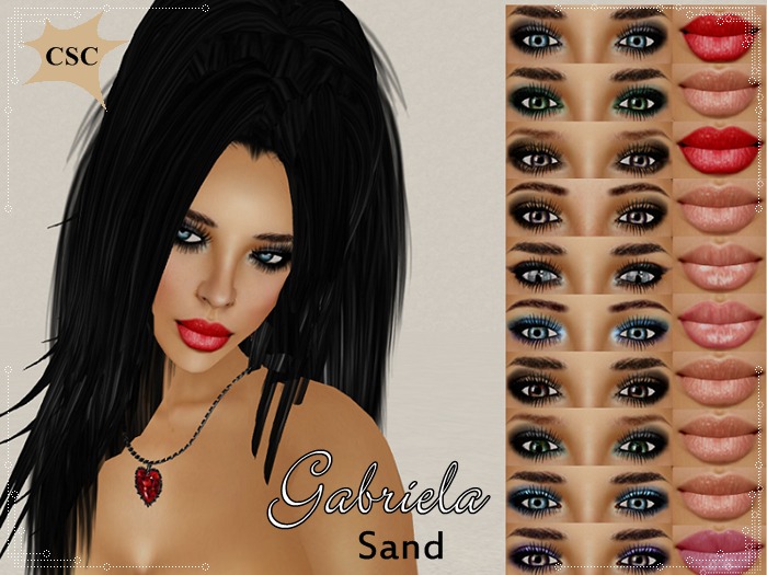 [D4u]Gabriela Skin-Sand/Shape/10 Make up/Big Pack