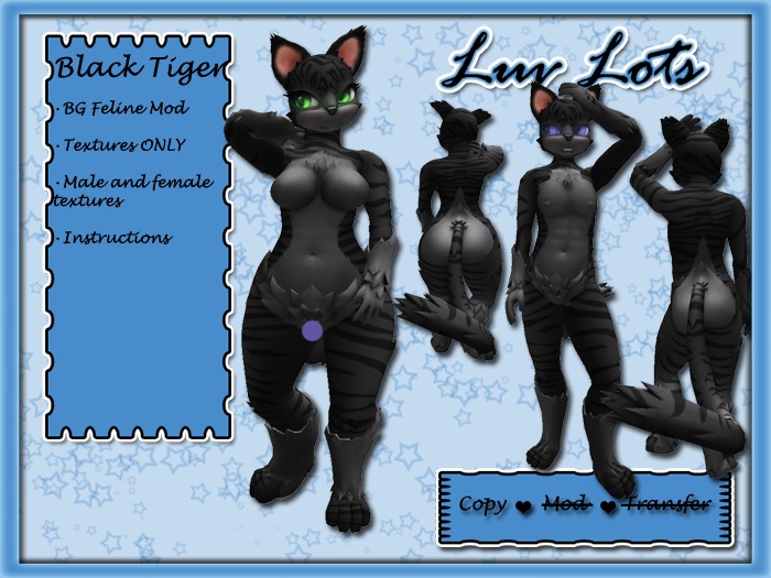 [BG Feline] - Black Tiger Mod