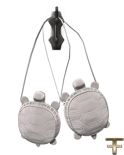 -FAUN- Roshi Bag / Unisex -White-