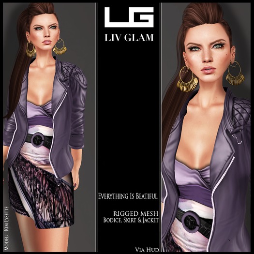 [LIV-Glam]WINTER2012 Posen Scrapbook Dress HUD[WearMe]