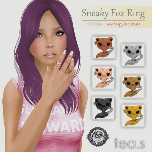 [tea.s] Sneaky Fox Ring - Full Set