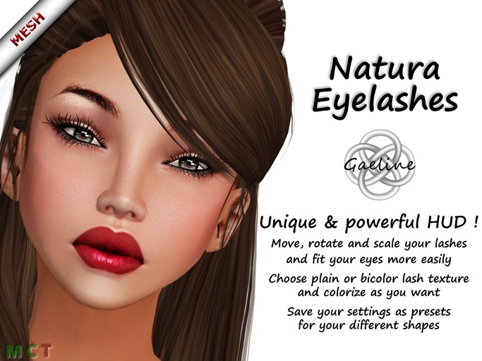 Gaeline Cosmetics - Natura Mesh Eyelashes : just sublimate your eyes !