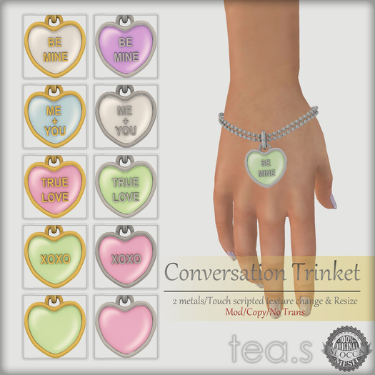 [tea.s] Conversation Trinket (SWEETS) - Full Set