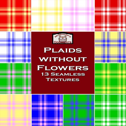 No-flowered plaids