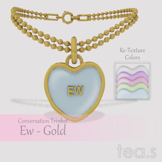 [tea.s] Conversation Trinket -Gold- Ew