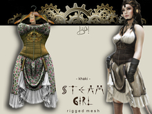 !gO! Steam Girl - khaki