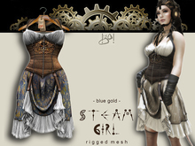 !gO! Steam Girl - blue gold