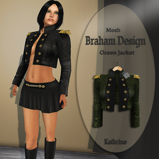 Braham Design Kathrine Green Jacket